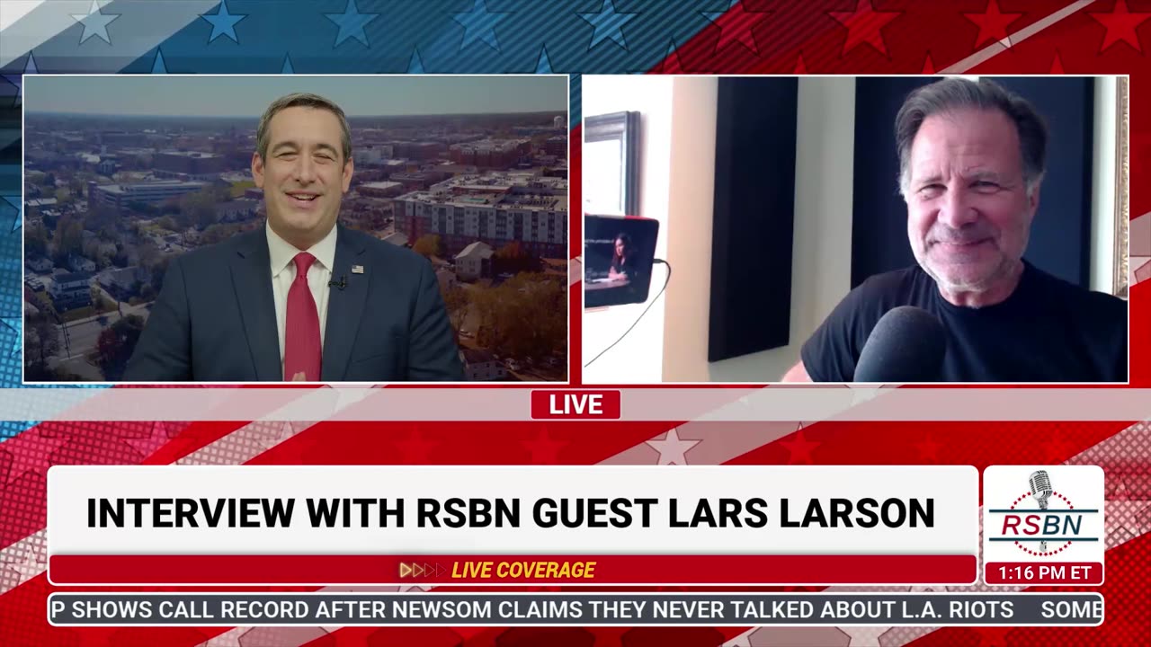 WATCH: Matthew Alvarez Interviews Lars Larson Speaking for All Family Pharmacy - 6/12/25