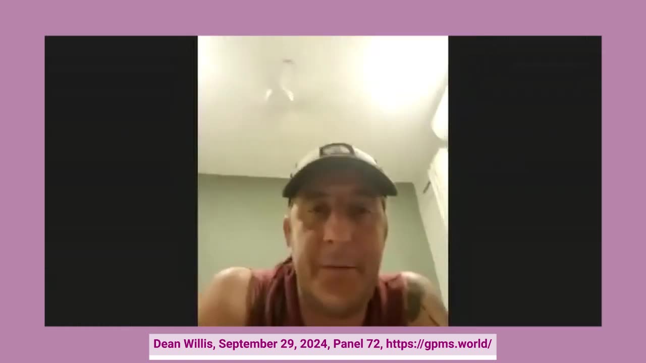 Dean Wills, September 29, 2024, GPMS.WORLD Panel 72