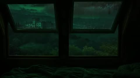 Enjoy Deeper Sleep with Rain Sounds 😴🌧️ Relaxing Rain Every Night | Open Window Ambience