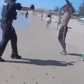 Wild arrest captured on police bodycam at Christies Beach