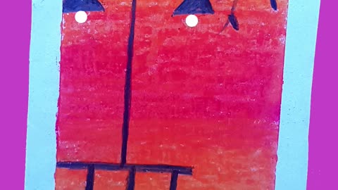 Beautiful Oil Pastel Painting | Soft Color Blending Artwork