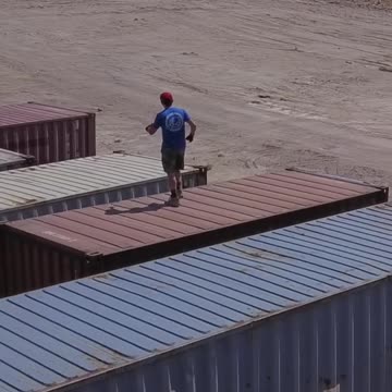 Who Needs a Dance Floor When You’ve Got a Container & a Drone View? 💃🚁 | USA Containers