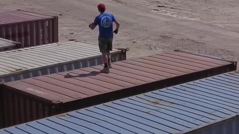 Who Needs a Dance Floor When You’ve Got a Container & a Drone View? 💃🚁 | USA Containers