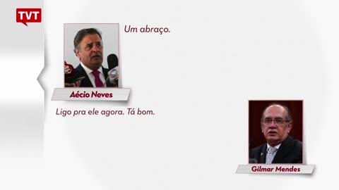 Polícia Federal divulga conversa entre Aécio Neves e o ministro Gilmar Mendes. 2017/05/20