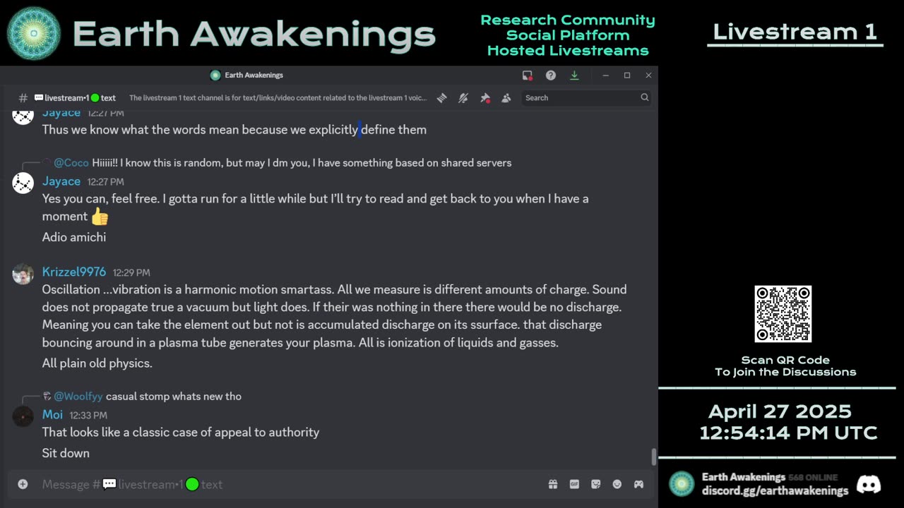 Earth Awakenings - Livestream 1 - #3134