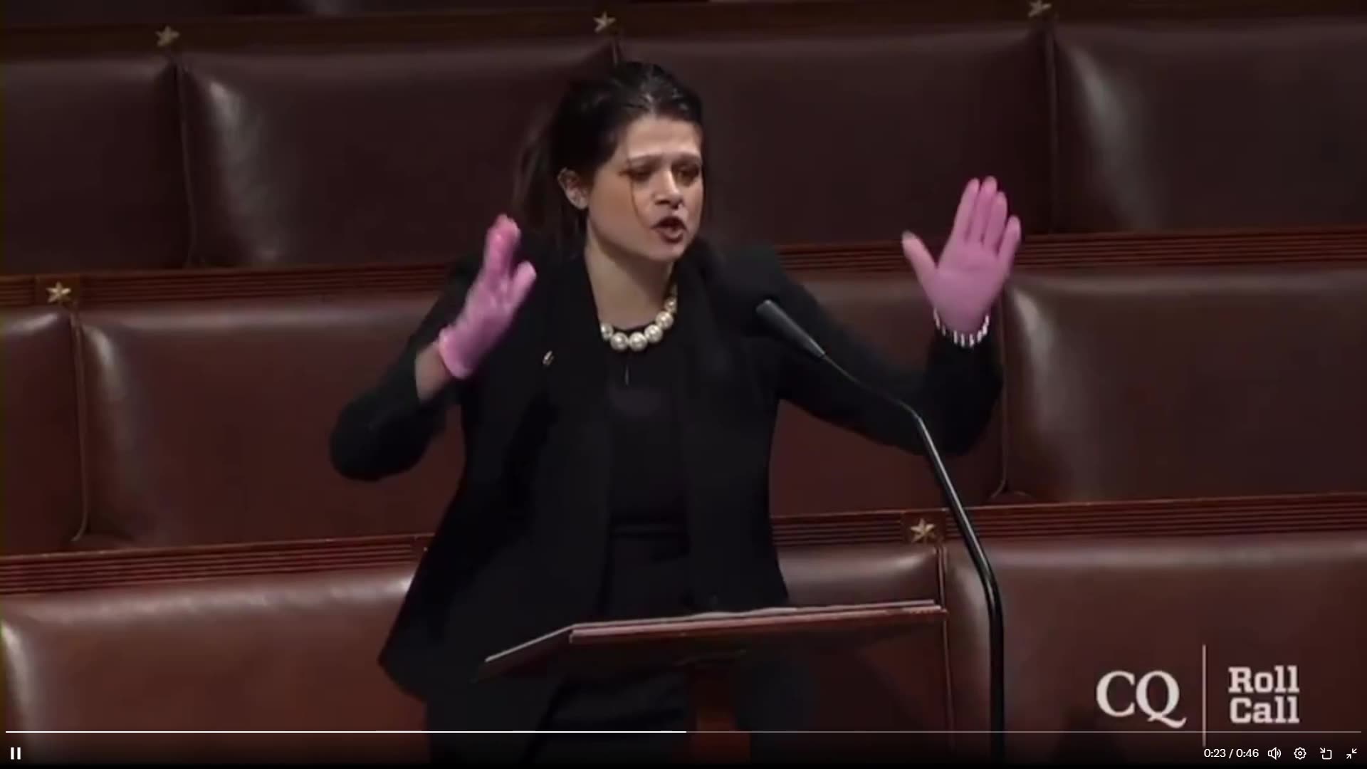 Democrat frontrunner for the US Senate race in Michigan... Completely unhinged