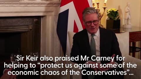 Keir Starmer meets new Canadian prime minister Mark Carney at Downing Street