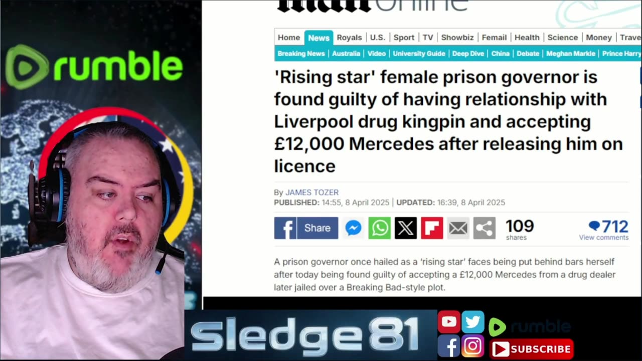 Female prison governor is found guilty having a relationship with drug kingpin