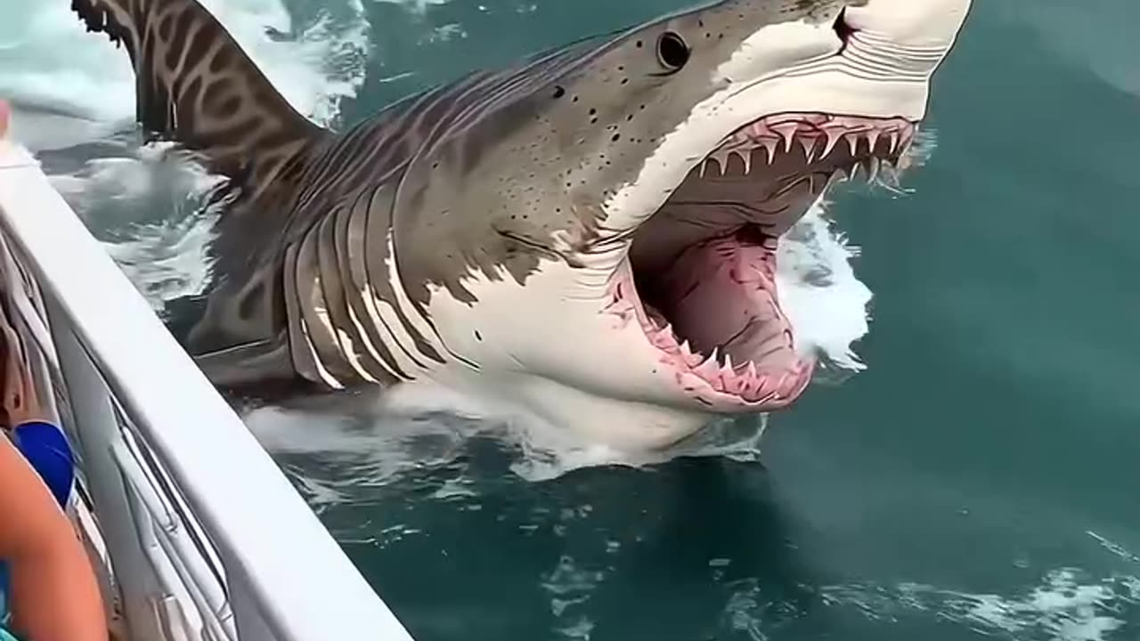 OMG! Giant Shark Attack Stuns Everyone 🔥 | Must Watch"