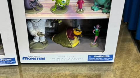 Disney Monsters Inc Figurine Playset #shorts