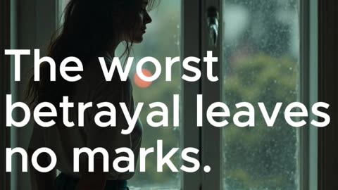 The worst betrayal leaves no marks.