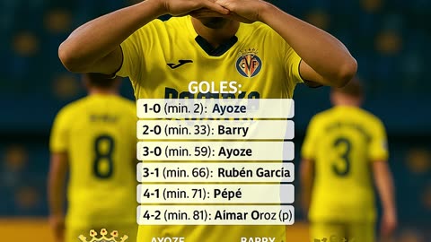 🎯 ¡VILLARREAL A UN PASO DE CHAMPIONS! 😱 DOBLETE DE AYOZE Y BAÑO A OSASUNA 🔥