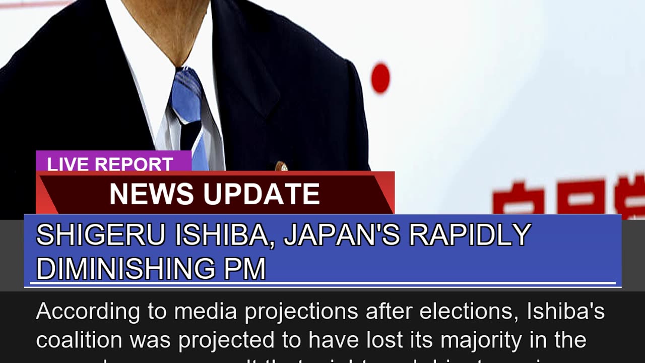 Shigeru Ishiba Japans Rapidly Diminishing Pm