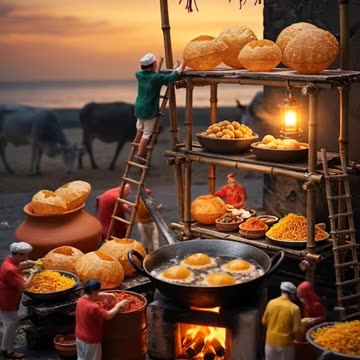 SMALL PEOPLE INDIAN FOOD!!