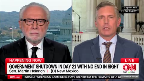 Sen Martin Heinrich gets called out over the Dem Shutdown for illegals.