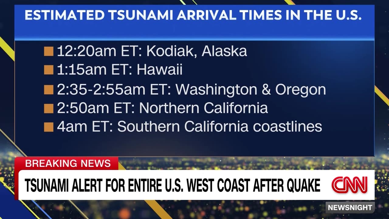 Tsunami alerts for Japan, Alaska, Hawaii and US West Coast