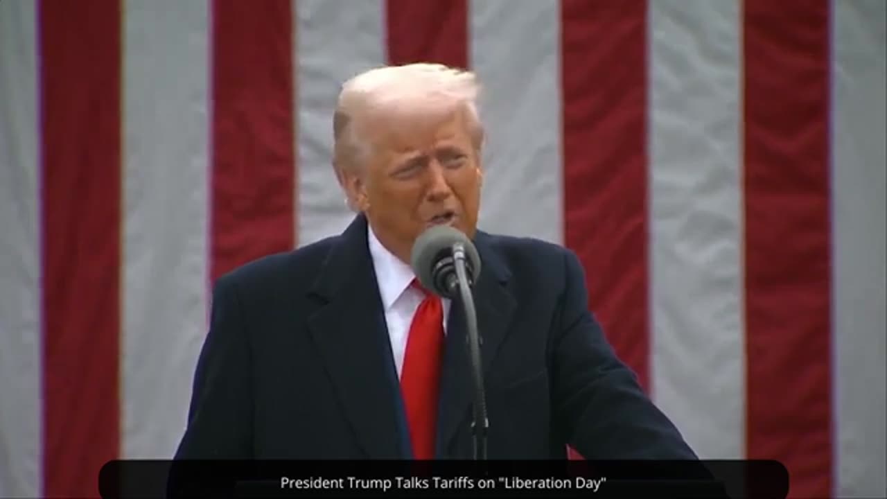 💰Trump: "Liberation Day" Full Speech & Commentary | Tariffs on US Partners
