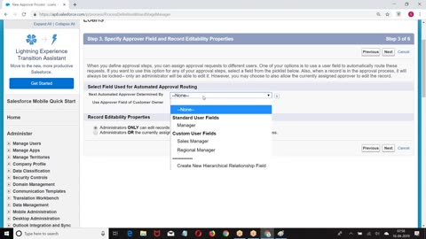 Salesforce Admin Videos-24.Approval Process