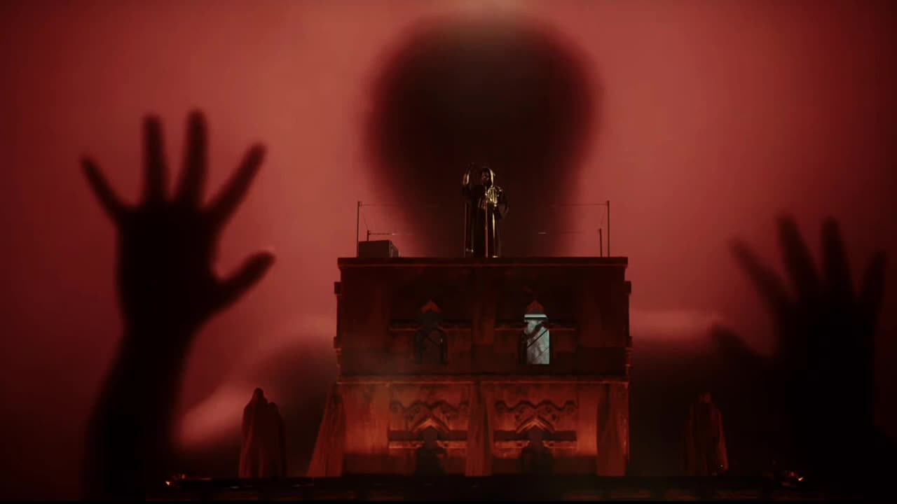 THE WEEKND PERFORMS A MASSIVE SATANIC RITUAL SHOWING DEMONS BEING SUMMONED IN NYC USING CERN!