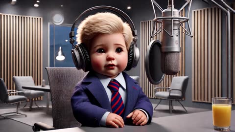 Baby Donald Trump praising Modi