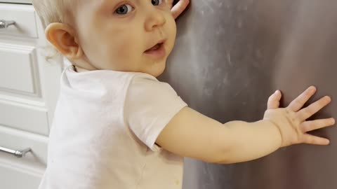 Baby Kayla Starting and Stopping the Dishwasher — Big No-No 😅
