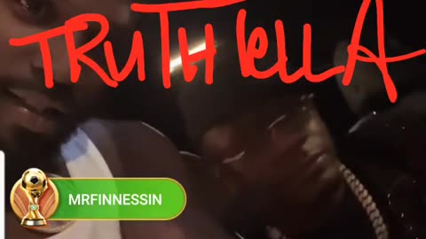 FINESSE PUTTING HIS CHIN ON ANOTHER DUDE SHOULDER ALL OVER HIS BACK LIKE HE'S HIS NEW BOO THANG