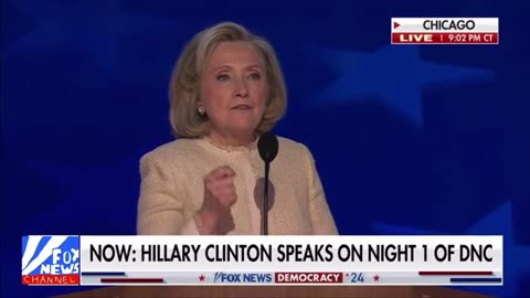 AUGUST 19 2024 HILLARY CLINTON Addresses the DNC FULL SPEECH