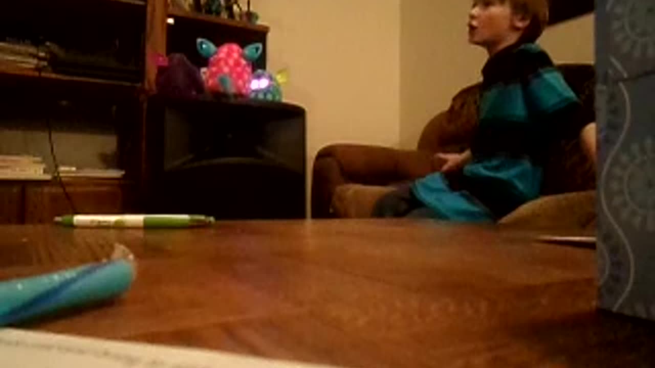 Jonny likes the Furbys