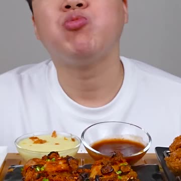 Fried chicken & Black bean noodle & Cheese pork cutlet 🐔🍜🍖