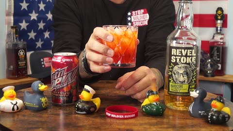 George Brooks - Revel Stoke Apple Whiskey & Mtn Dew Citrus Cherry Soda