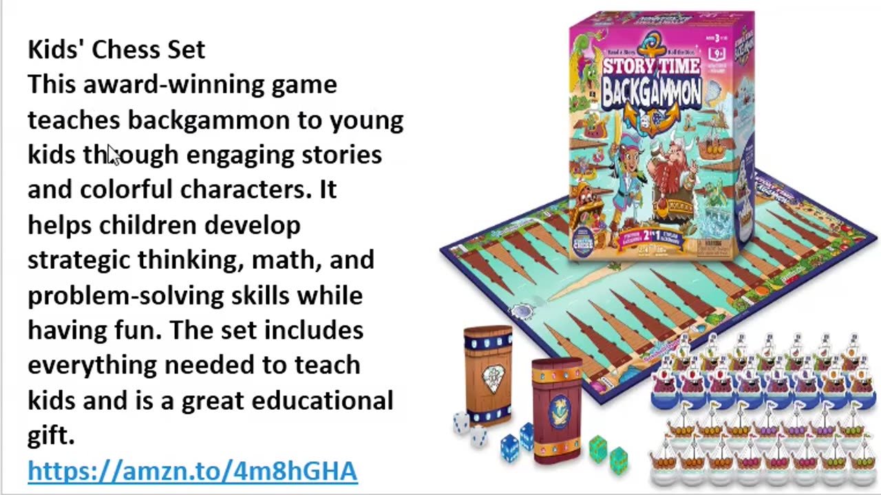 Kids' Chess Set and Jenga Block Game