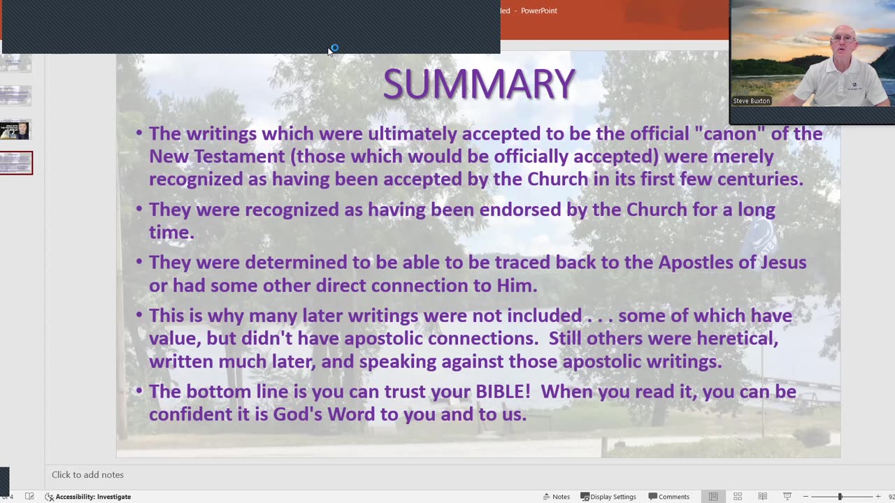 Summer Shorts 2025 - New Testament Canon