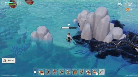 Pescando en Coral Island (Playa)