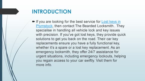Best Lost keys in Plymstock