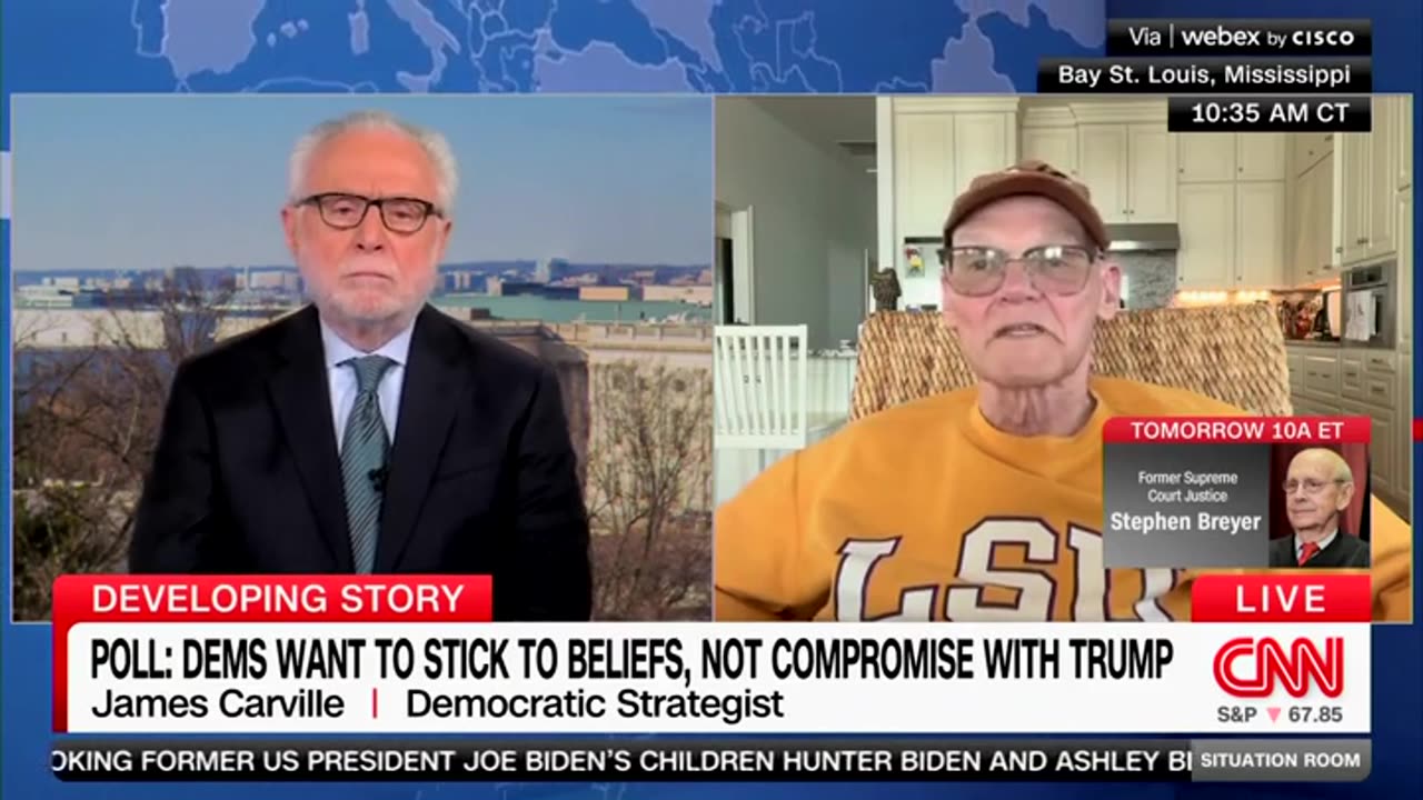 James Carville Predicts There Could Be 'Uprising Within The Democratic Party' In Coming Months