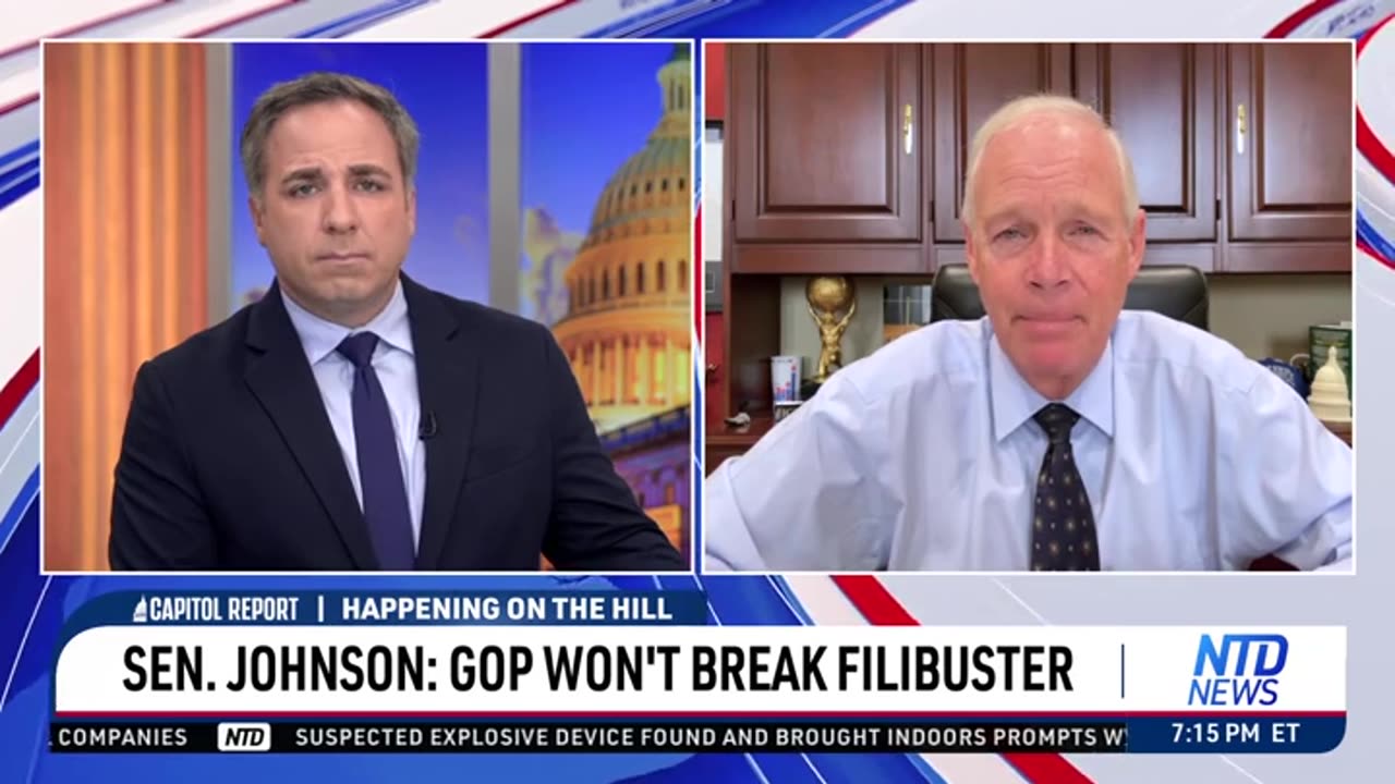 Senator Ron Johnson on Capitol Report 10.22.25