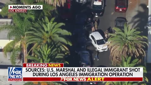US Marshal, criminal illegal alien shot in immigration operation in LA