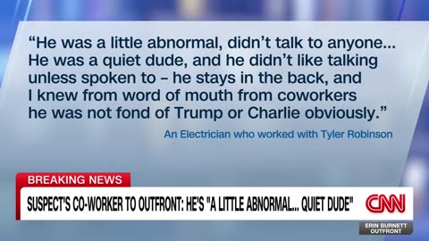 'A little abnormal... quiet dude'- Co-worker of alleged Charlie Kirk killer speaks