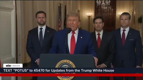President Trump addresses the nation about obliterating Iran's nuclear sites