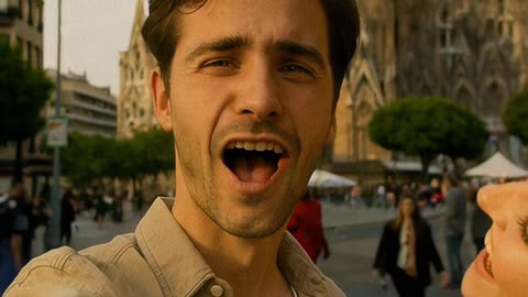 Real or AI? Selfie from Barcelona