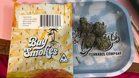 Bay Smokes lemon cherry gelato