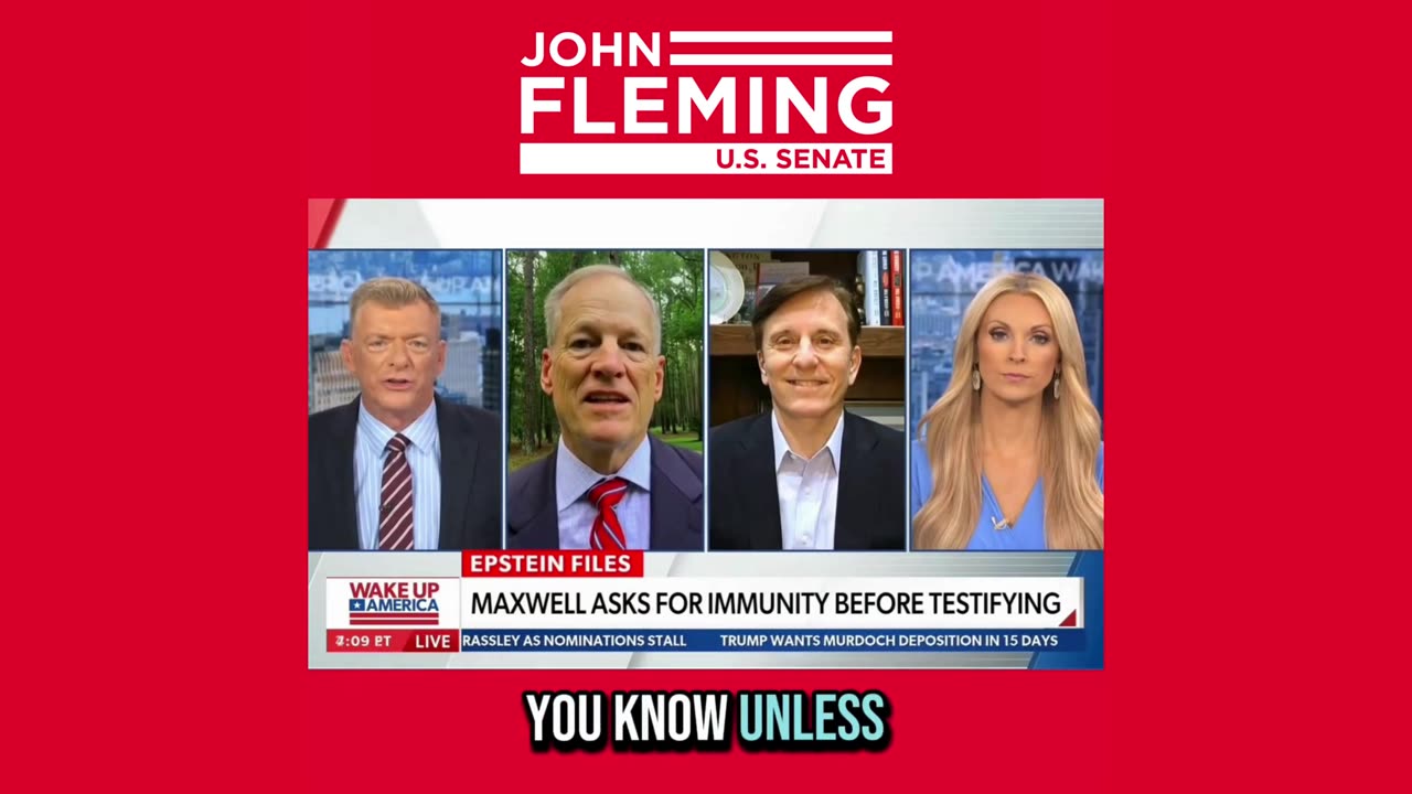 John Fleming Joins Newsmax to discuss the US Economic Growth Report