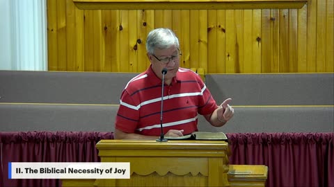 Galatians 5:22, Romans 14:17-18, The Fruit of the Spirit: Joy - Part 1, Pastor Larry Meade