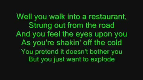 Bob Seger - Turn the Page - Lyrics - 1973