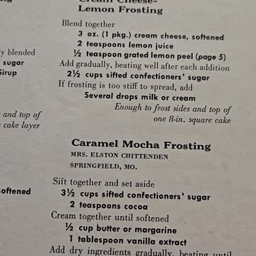 Recipe for Cream Cheese Lemon Frosting