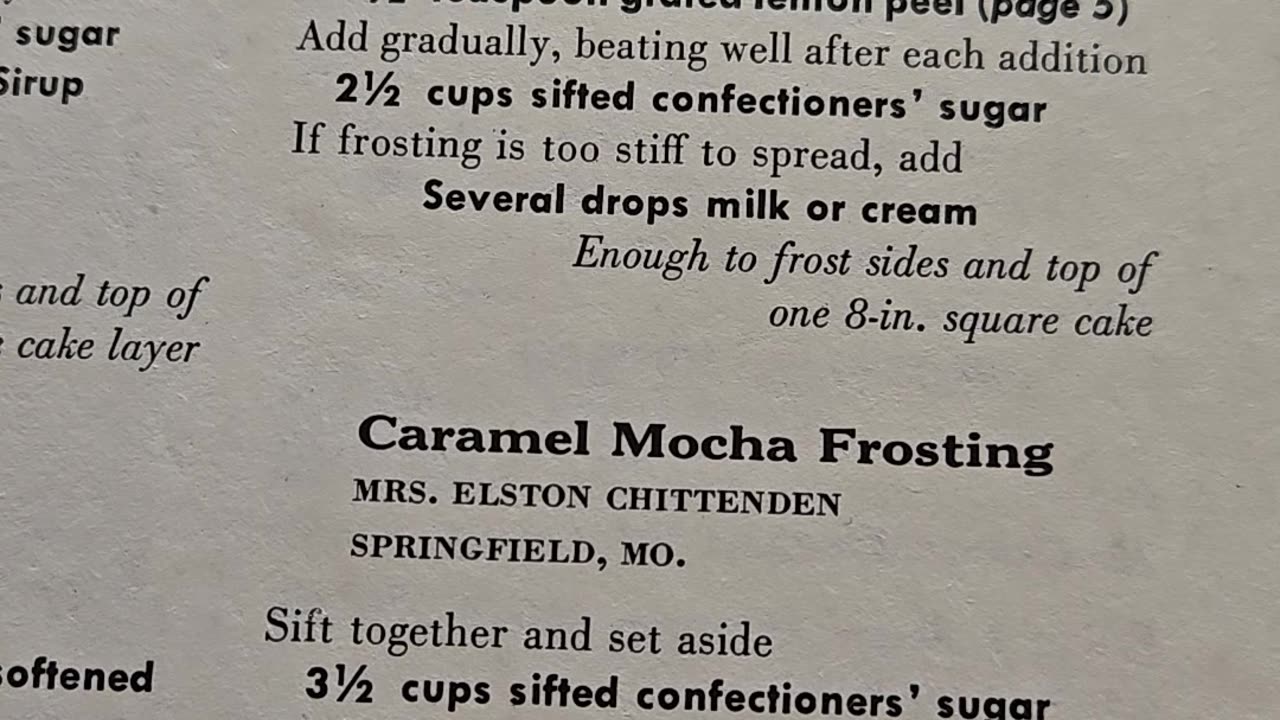 Recipe for Cream Cheese Lemon Frosting
