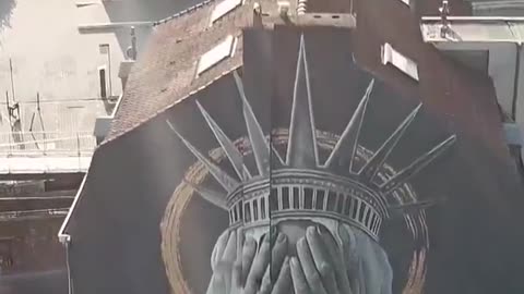 So France who allegedly gifted America The Statue of Liberty just unveiled this.