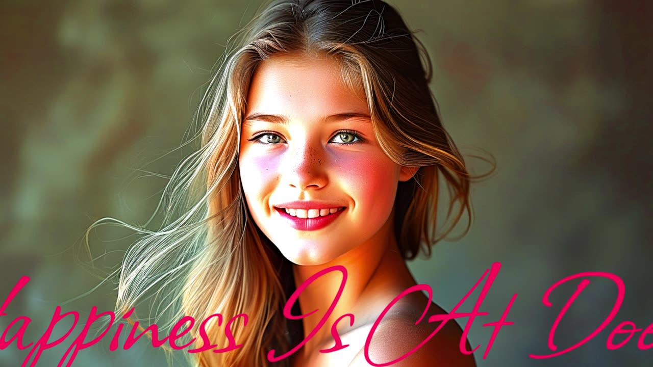 Electronic Music.Song Happiness Is At The Door.