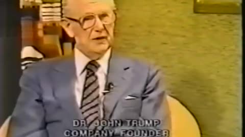 John Trump on Nikola Tesla - Interview (Donald Trump's Uncle)