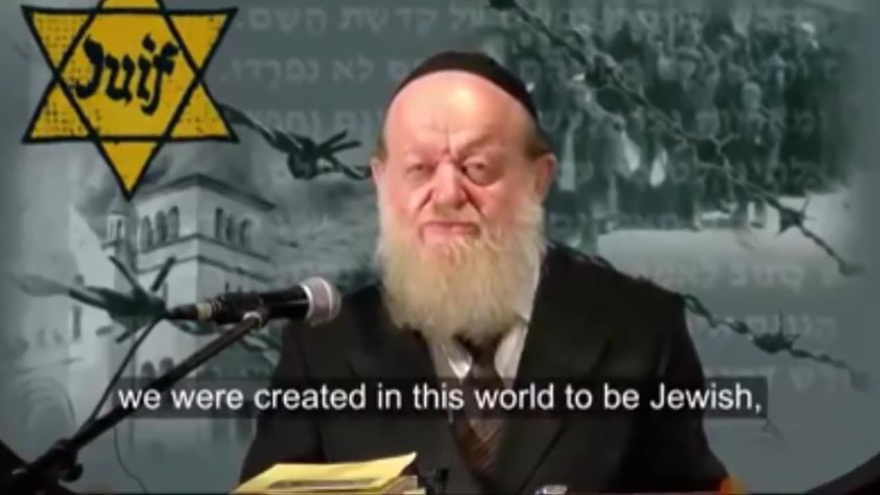Israeli Rabbi Yosef Ben Porat Discusses Hitler's Real reason for WWII